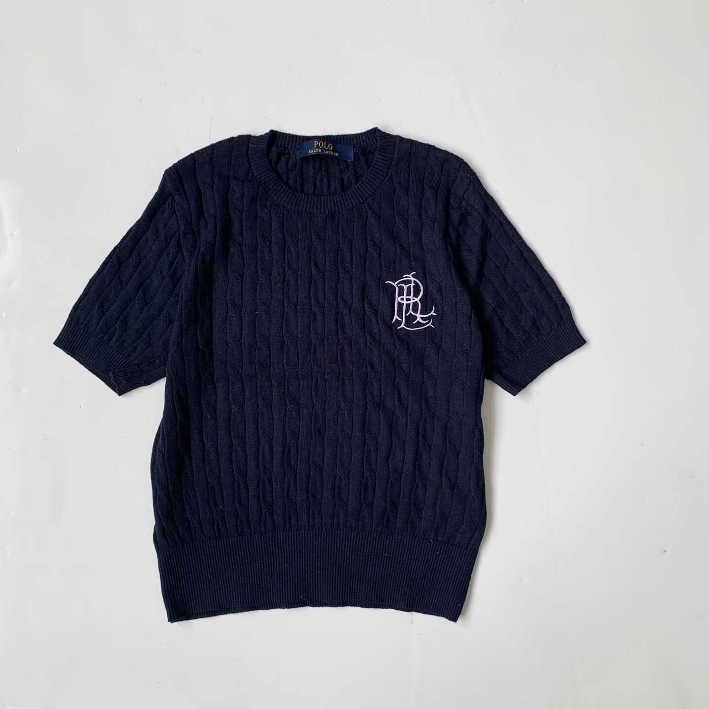 預訂 RL Polo 純棉短袖麻花針織衫 [貨號26A1484]