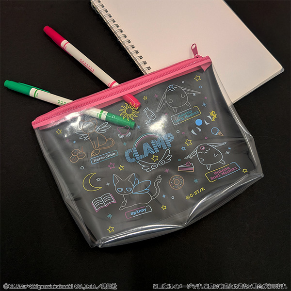 NEON Series Clear Pouch｜CLAMP FANS SHOP 霓虹燈系列 商品【預購】  (26C113-P）
