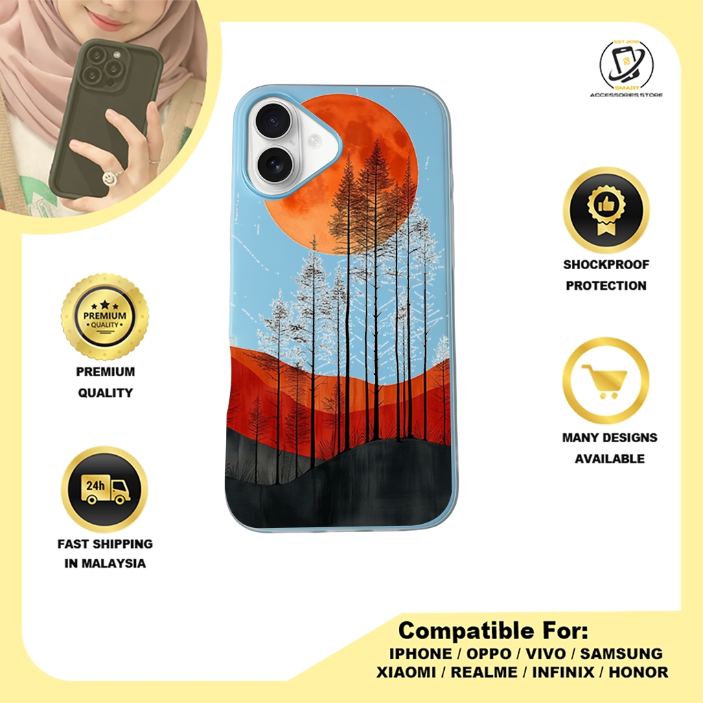 JELLY CASE PHONE FOR IPHONE - DESIGN MOON D