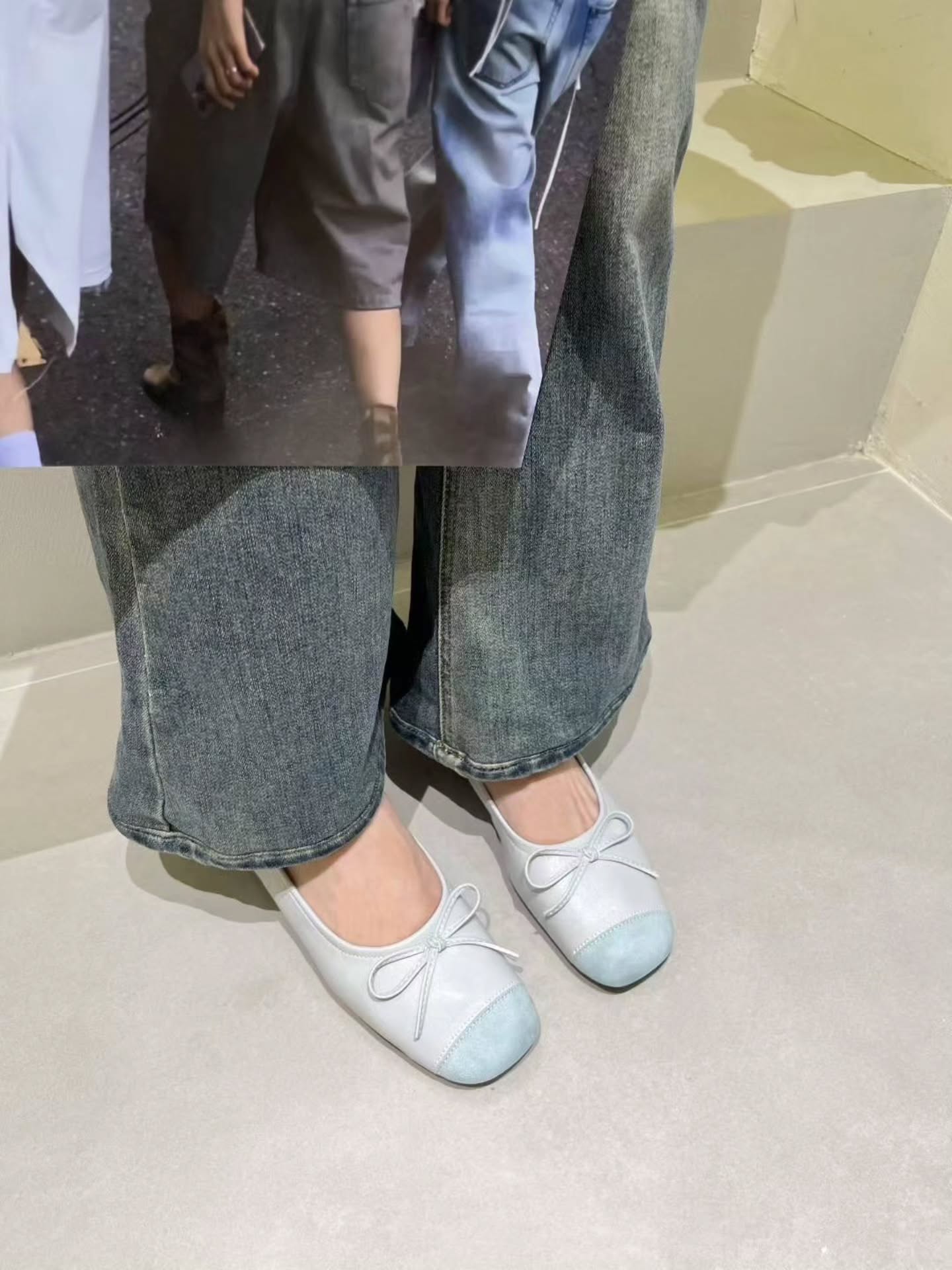 6638-76 拼接芭蕾单鞋 🇨🇳