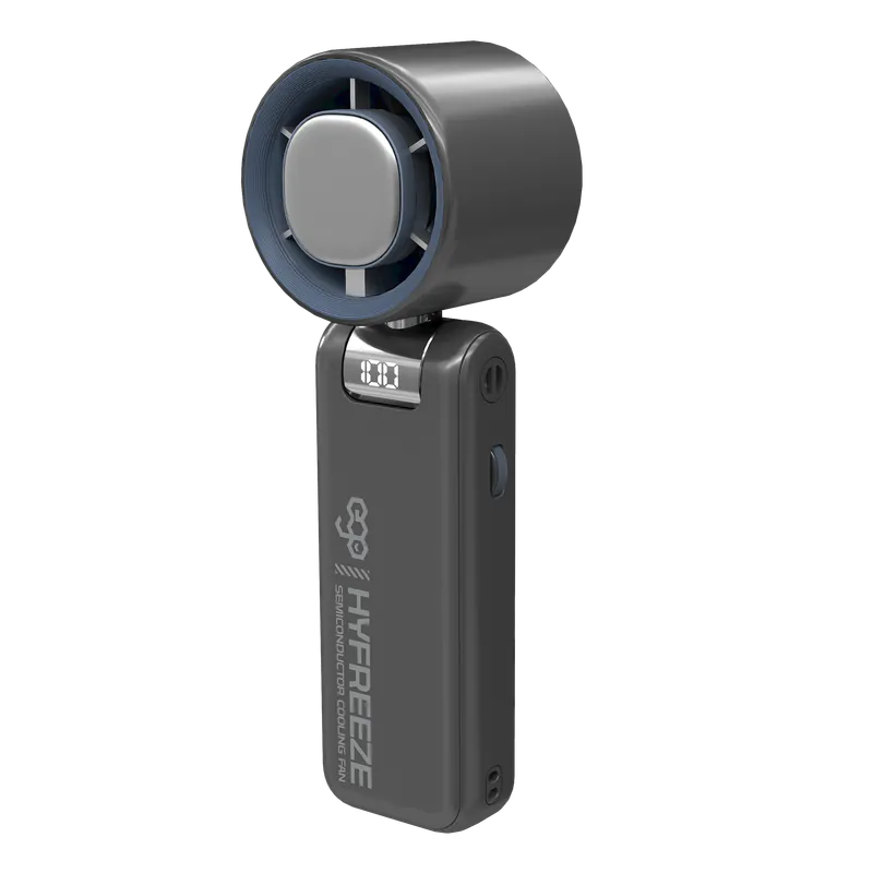 香港行貨 一年保養 ego - HyFreeze 半導體制冷風扇 冰敷手持高速風扇 18小時長氣 / 半導體制冷10度 / LED顯示 / 靜音 / 180度角度調較 HF1