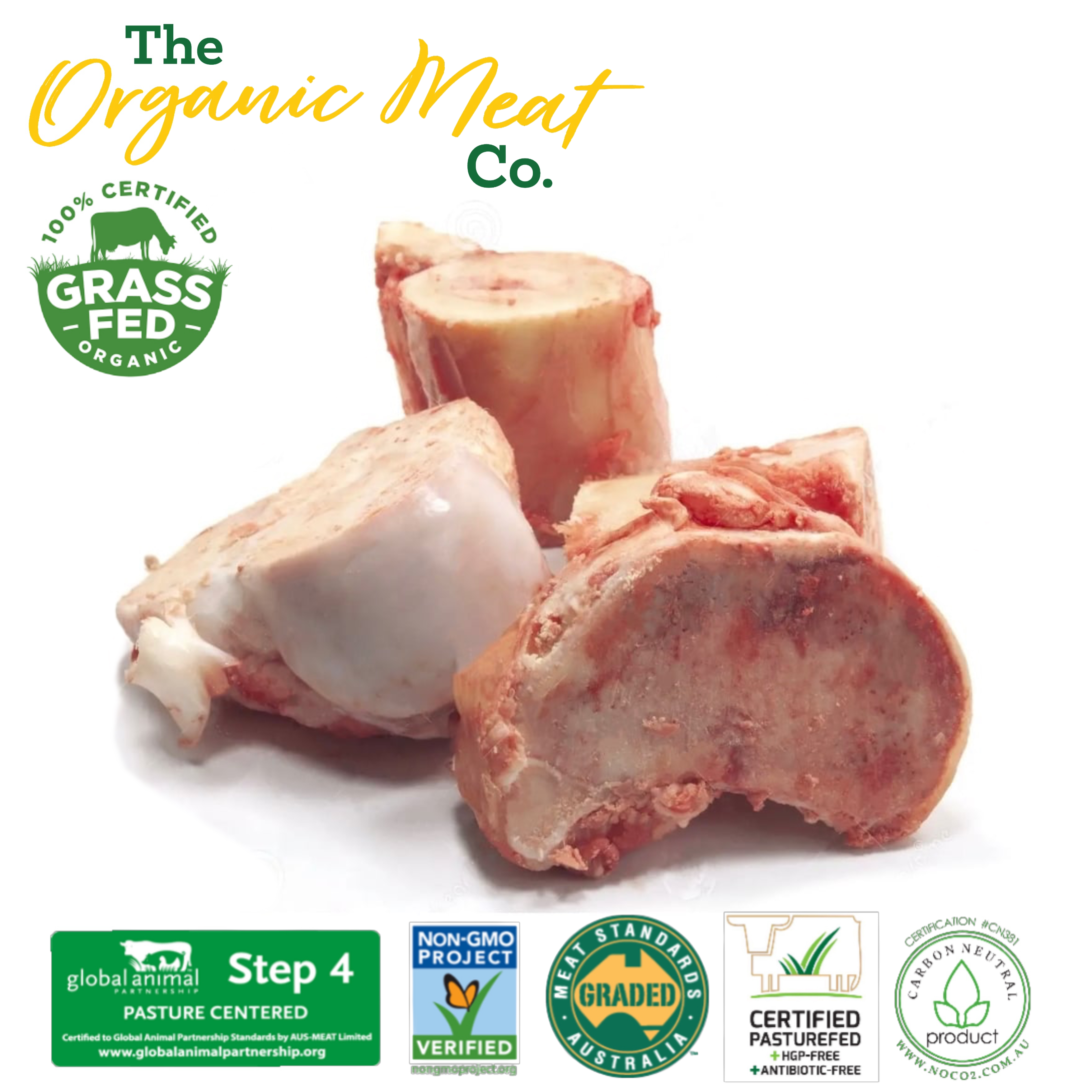 ❄️ 澳洲 有機全草飼牛筒骨切件 Australia 100% Organic Grass-fed Beef Bones 