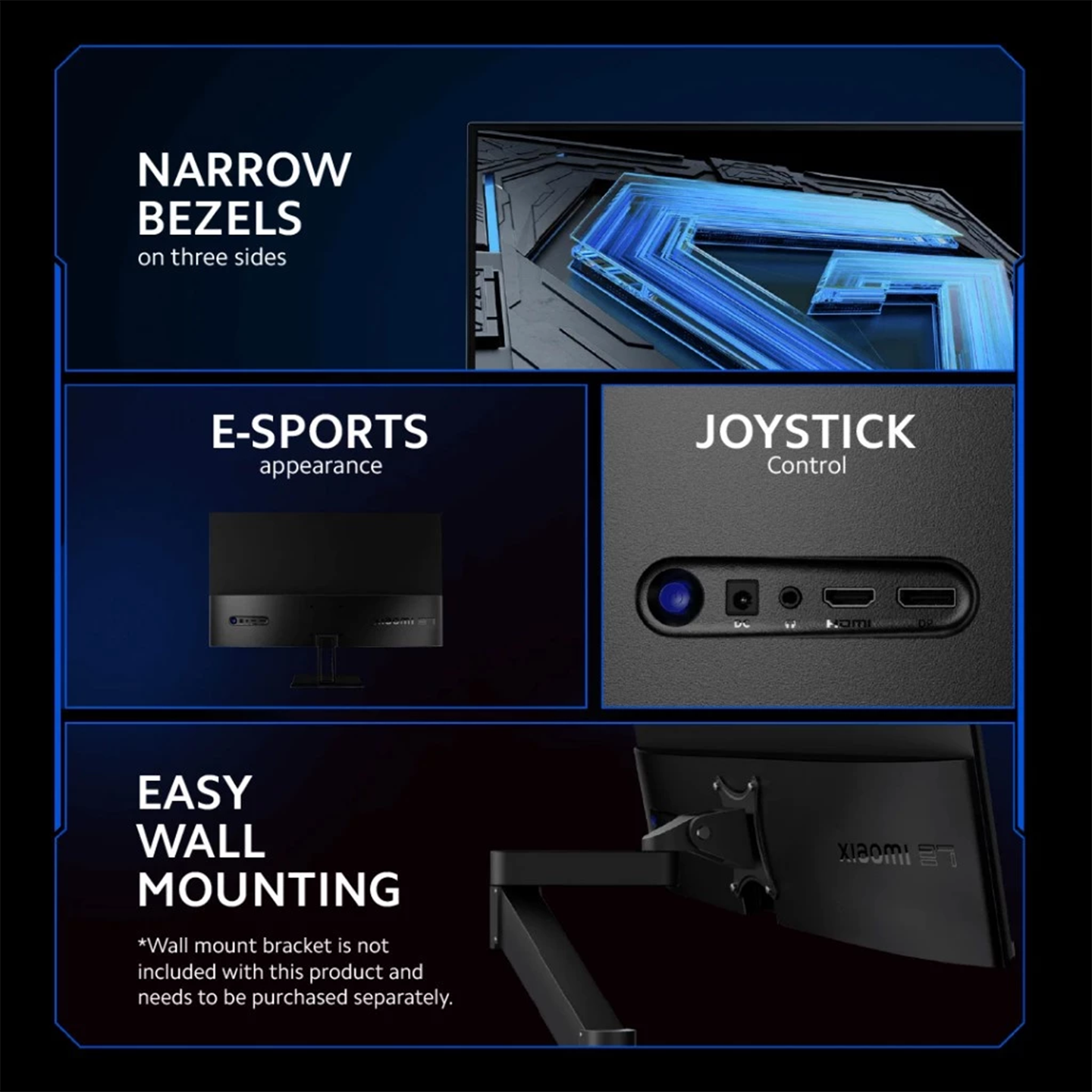 Xiaomi 27" G27i FHD Fast IPS Gaming Monitor 165Hz (ELA5379UK)