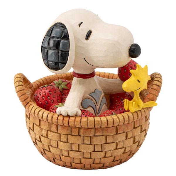 【預訂】Snoopy & Woodstock figure (Strawberry)