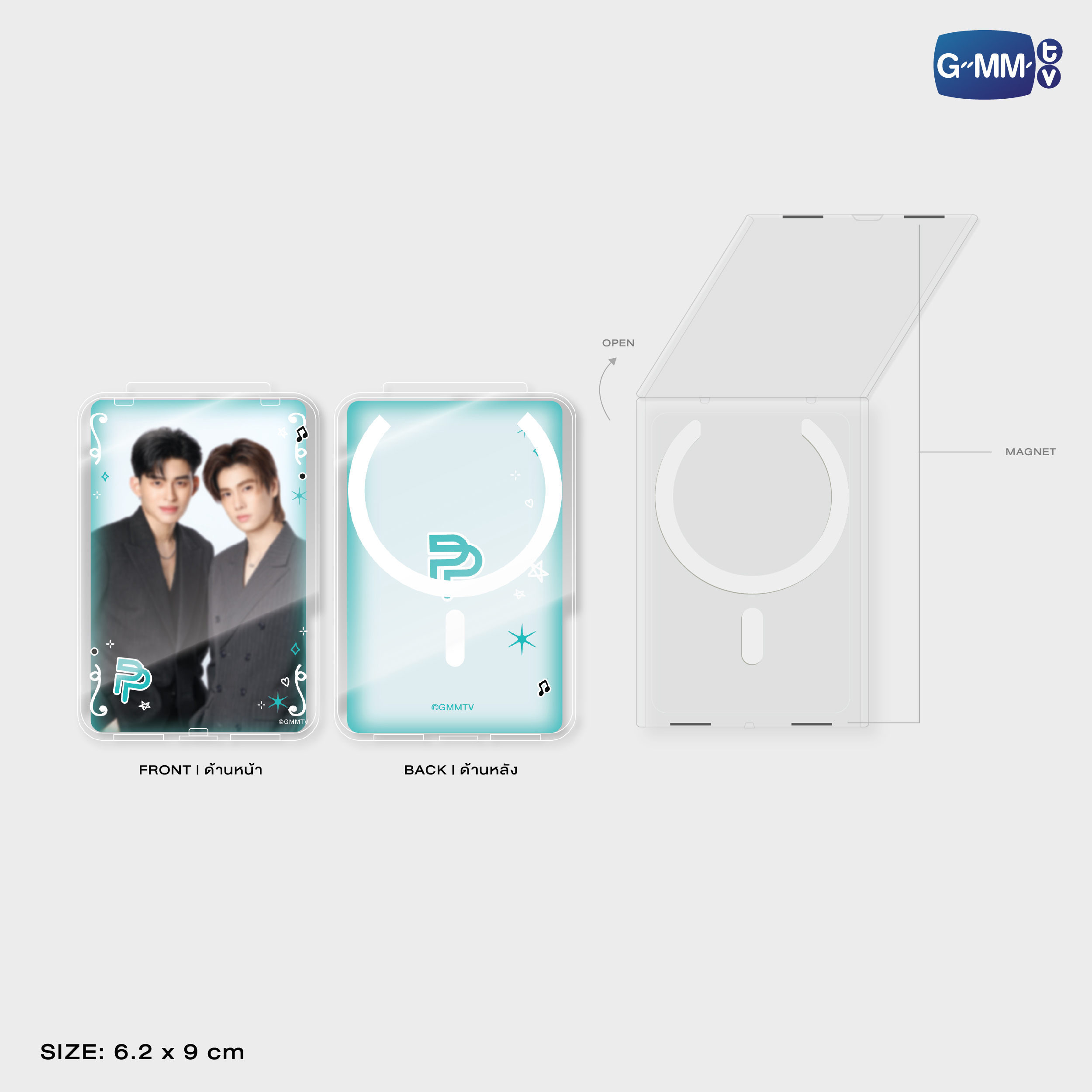 PONDPHUWIN ACRYLIC MAGNETIC CARD HOLDER | TAIPEI POP UP STORE JUN 2026