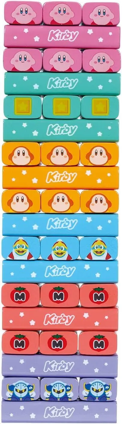 現貨🌸日本直送 | KAWADA 星之卡比木製層層疊/遊戲積木塔/聚會益智玩具/平衡塔益智遊戲