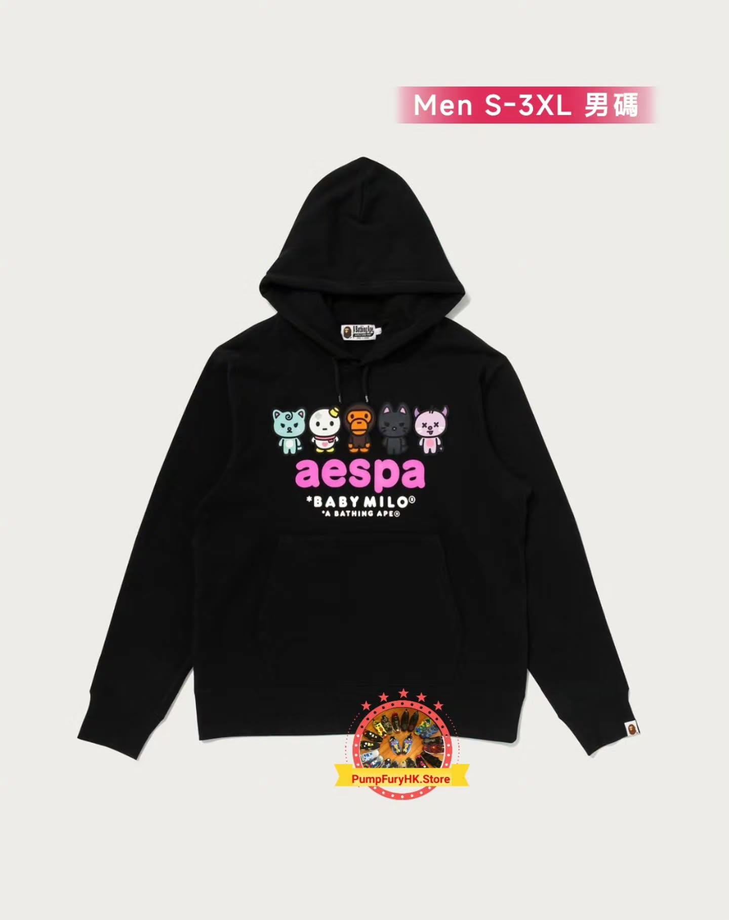 8.1 BAPE x AESPA Collaboration **MESSAGE FIRST/先查詢貨存**
