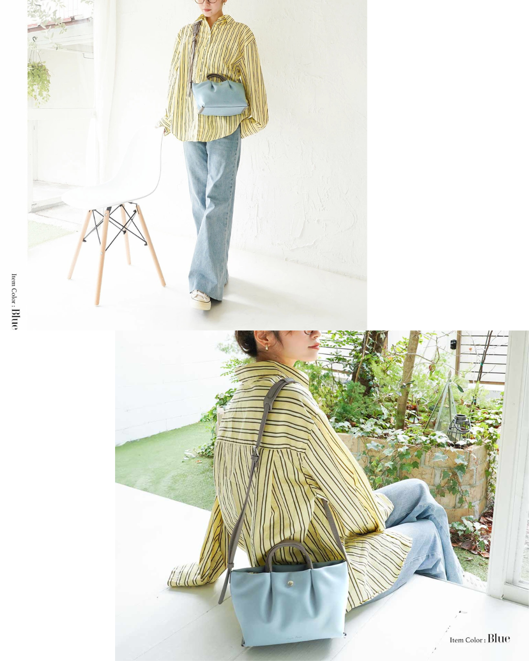 日本代購【 日本直送 Legato Largo 肩楽 減壓系列 微光澤 PU料 大容量 迷你 單肩袋 | Mini Shoulder-Relief Bag • Glossy PU Material & Spacious 】