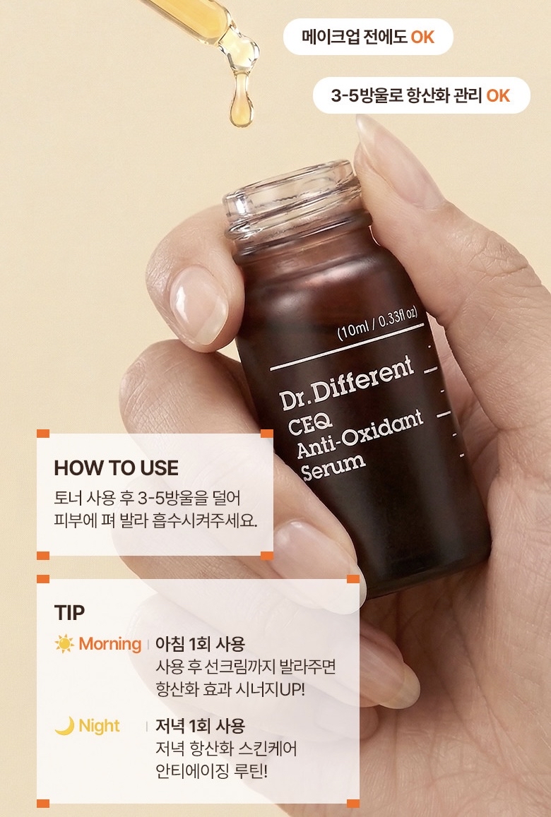 Dr. Different | CEQ 抗氧化精華 (CEQ Anti-Oxidant Serum) 15ml