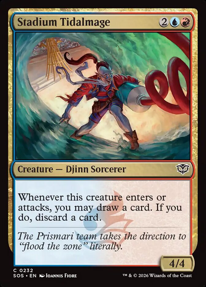 [EN] [Foil] Stadium Tidalmage [SOS-232] C