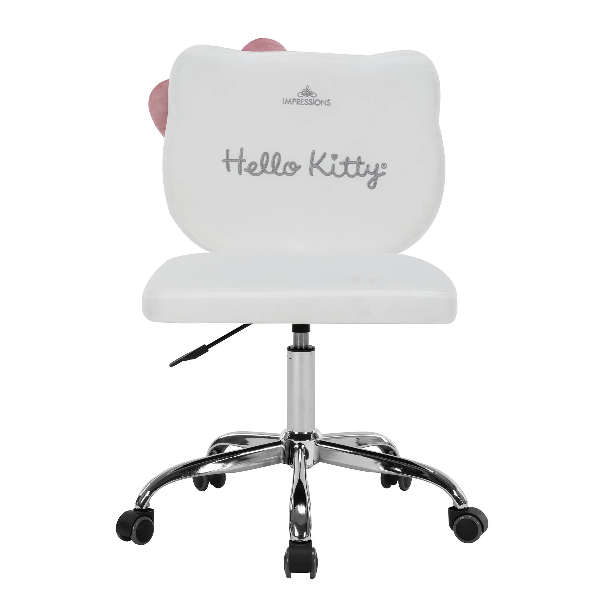 📦訂購 美國代購 Impressions Vanity Sanrio Hello Kitty Kawaii Swivel Vanity Chair旋轉式辦公桌椅 化妝椅
