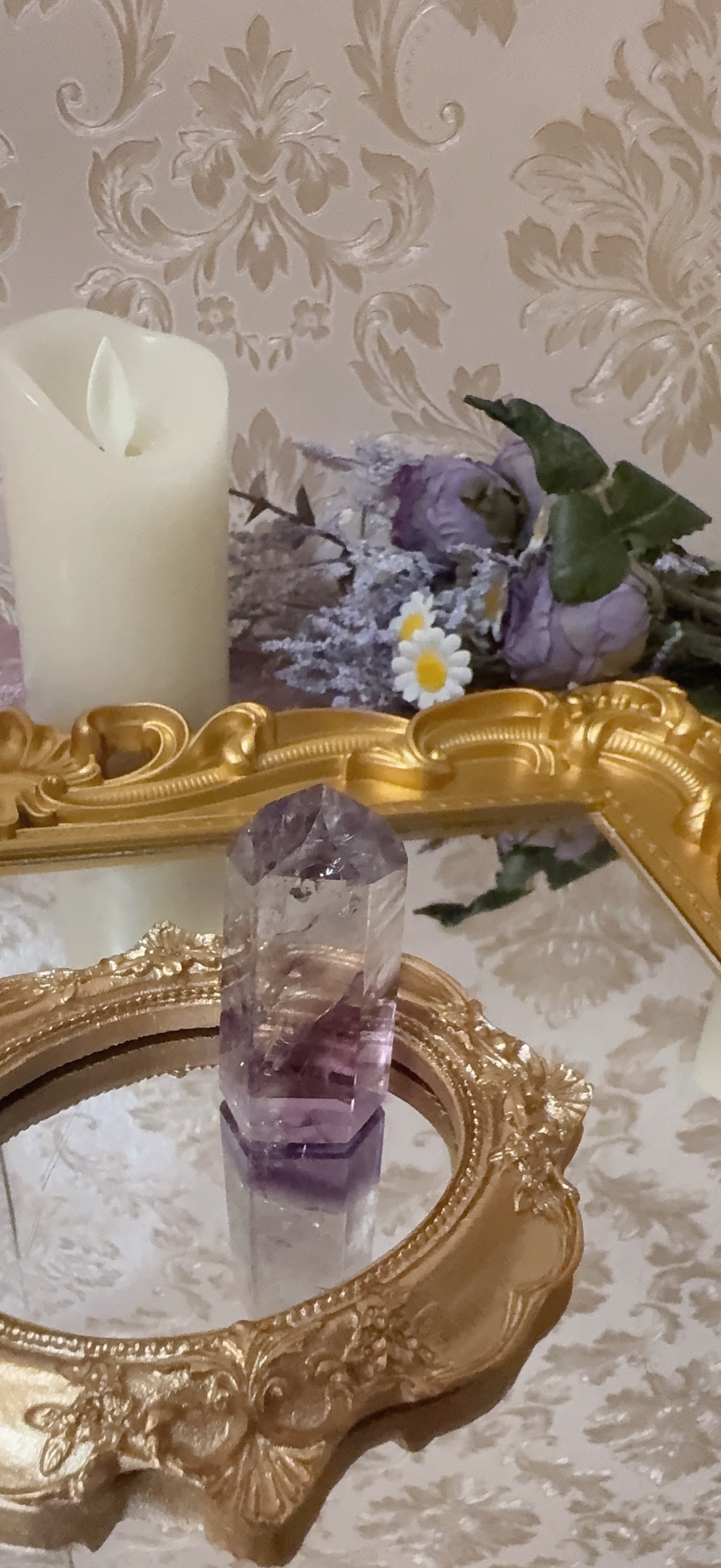 正宗巴西 Bahia 巴希亞 ‧ 晶瑩通透切磨紫水晶柱 🔮