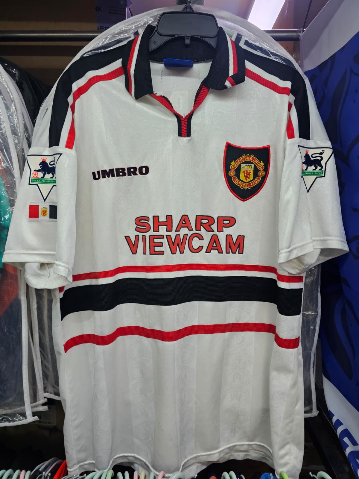 1998-99 Manchester United Away Shit #19 YORKE - 8/10 - (XXL)