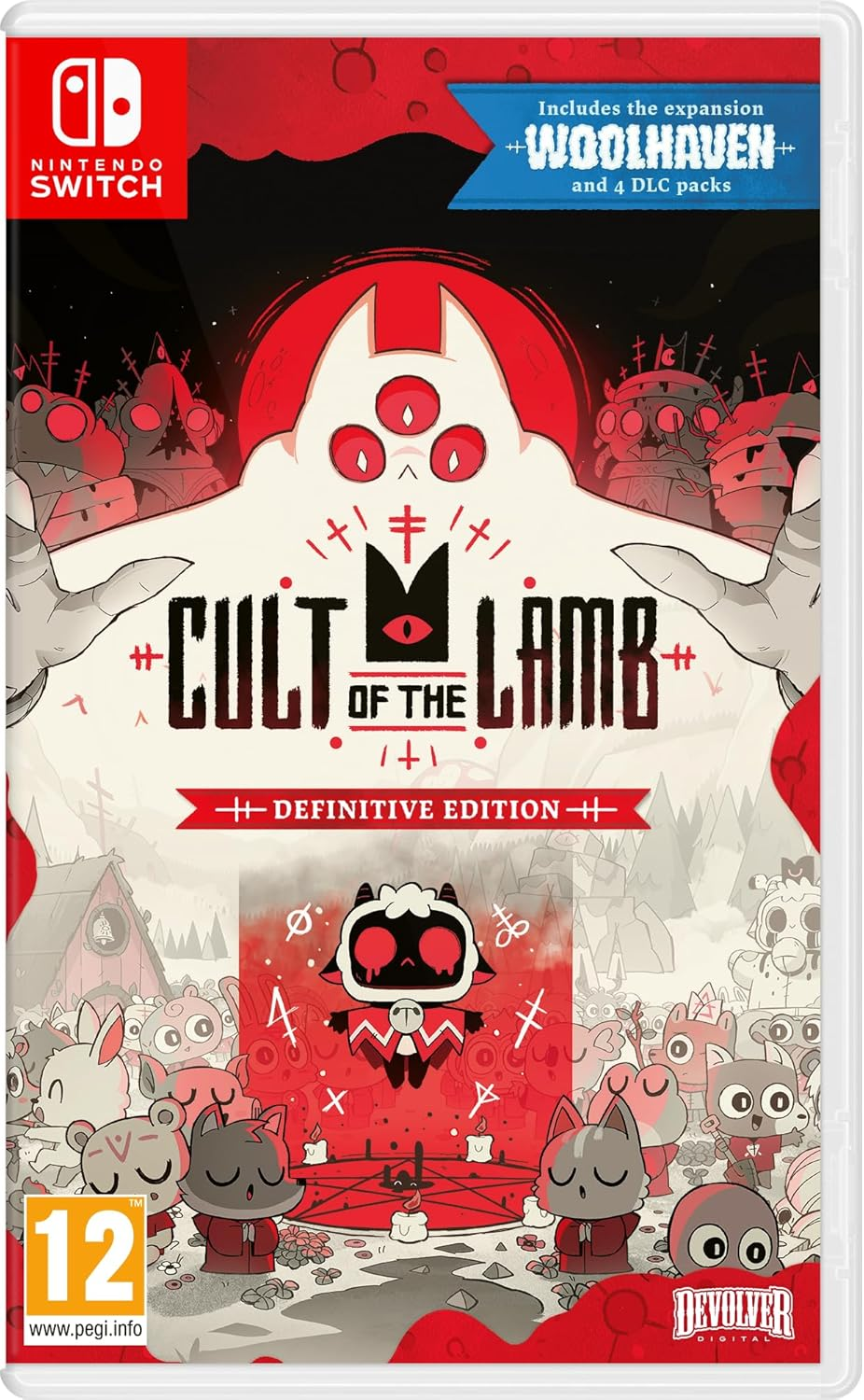 【預售 17/7】NS 進擊羔羊傳說 (終極版) / Cult of the Lamb (Definitive Edition) 中/英文  (英文封面) PO0645