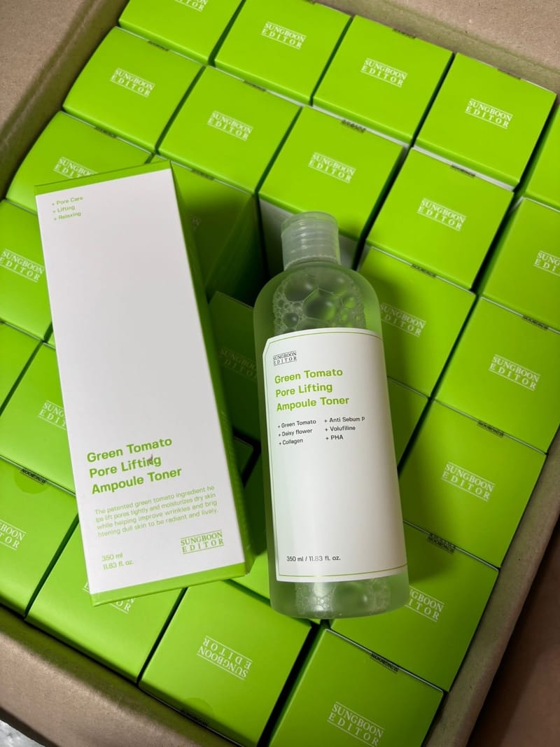 【Sungboon Editor 綠蕃茄緊致毛孔爽膚水 350ml】