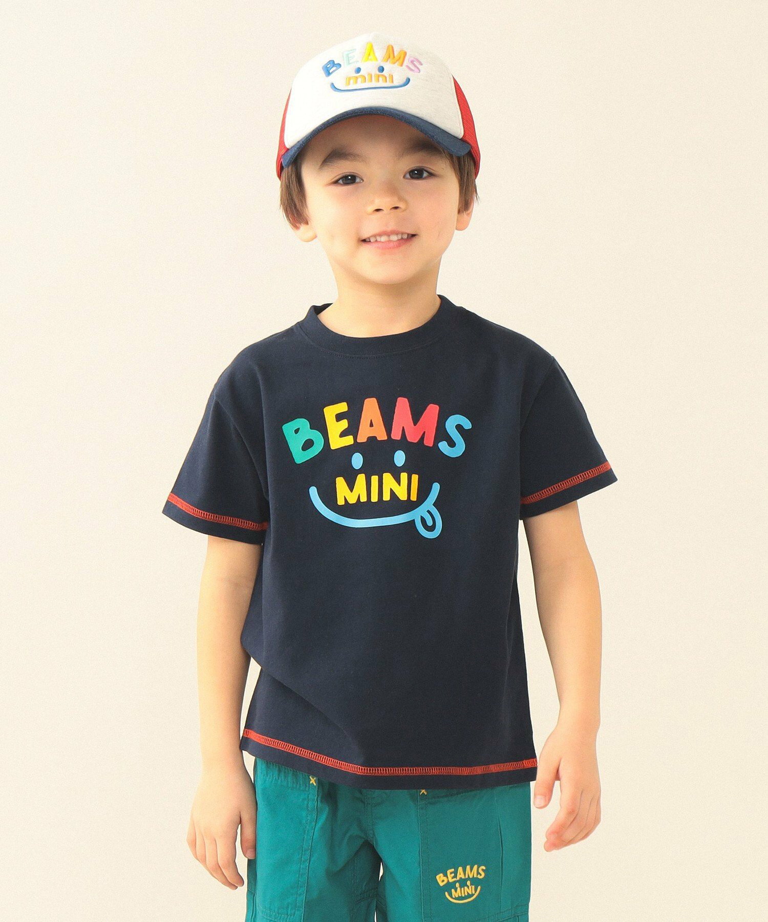 🆕【⭐訂購⭐】🌀 🇯🇵 日本直送 #BEAMS mini 微笑標誌 短袖T恤［4款選］🌀[ELEA-0216][260624]