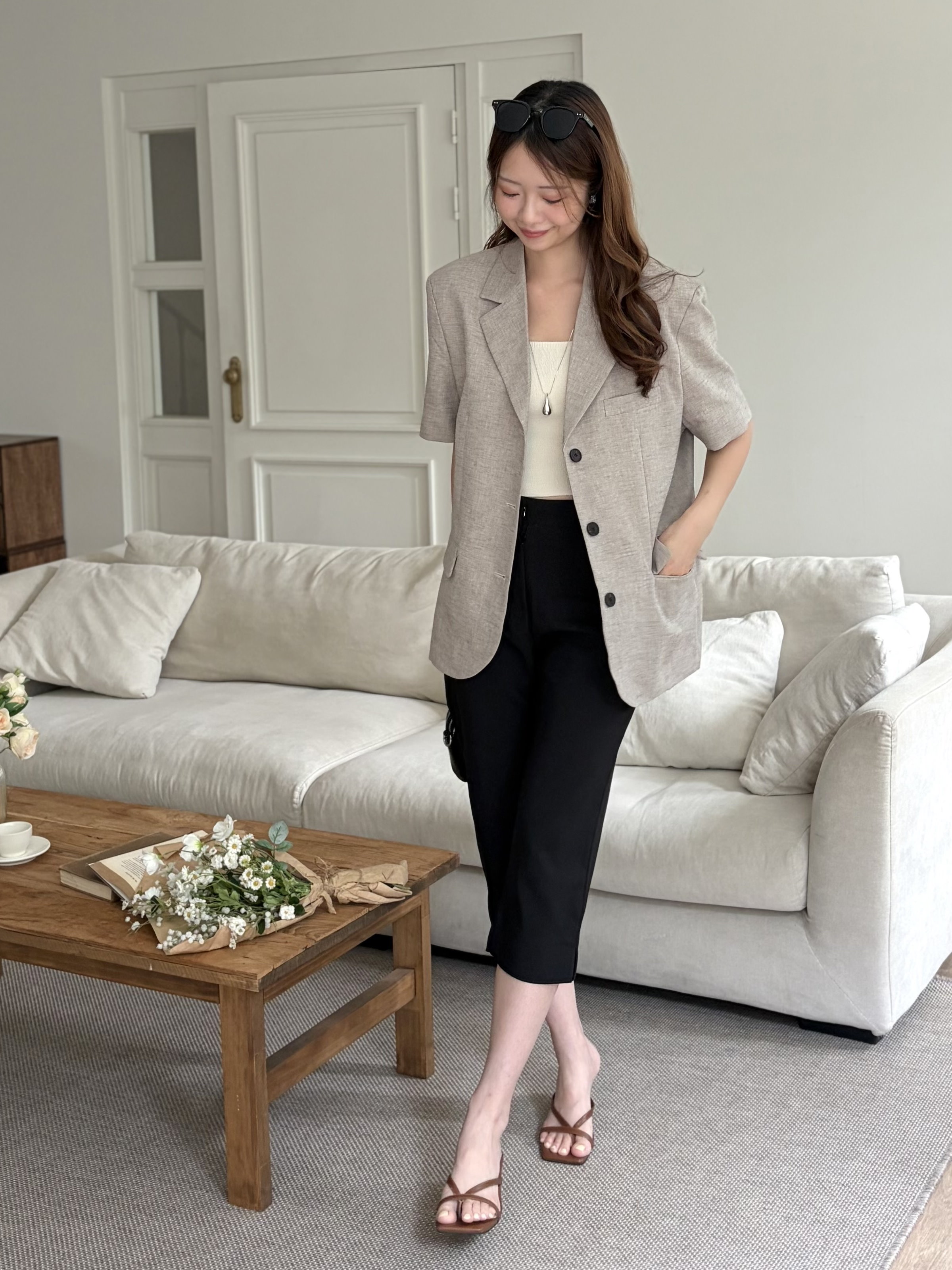 The Oversized Oatmeal Blazer