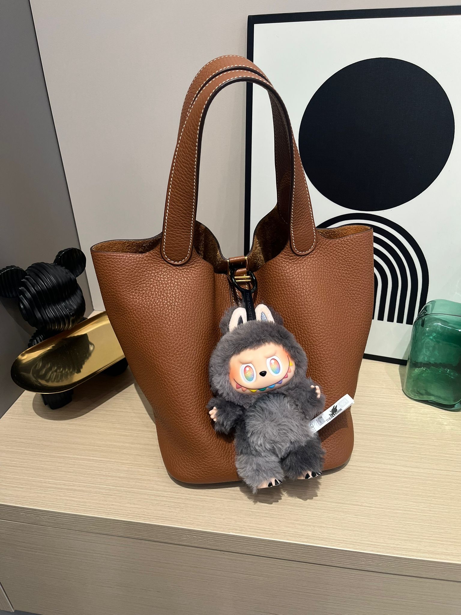 Hermes Picotin 22 Gold/Gold Stamp D 100%Authentic, 98%New✅Key Lock✅Dust bag