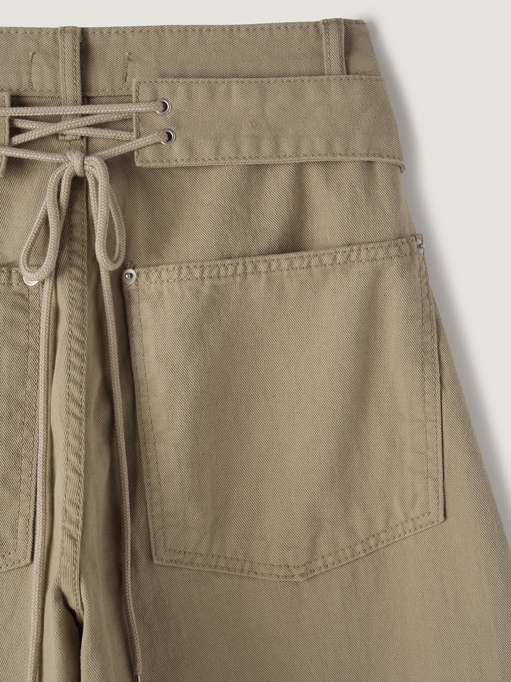 Back Lace-up Balloon Pants