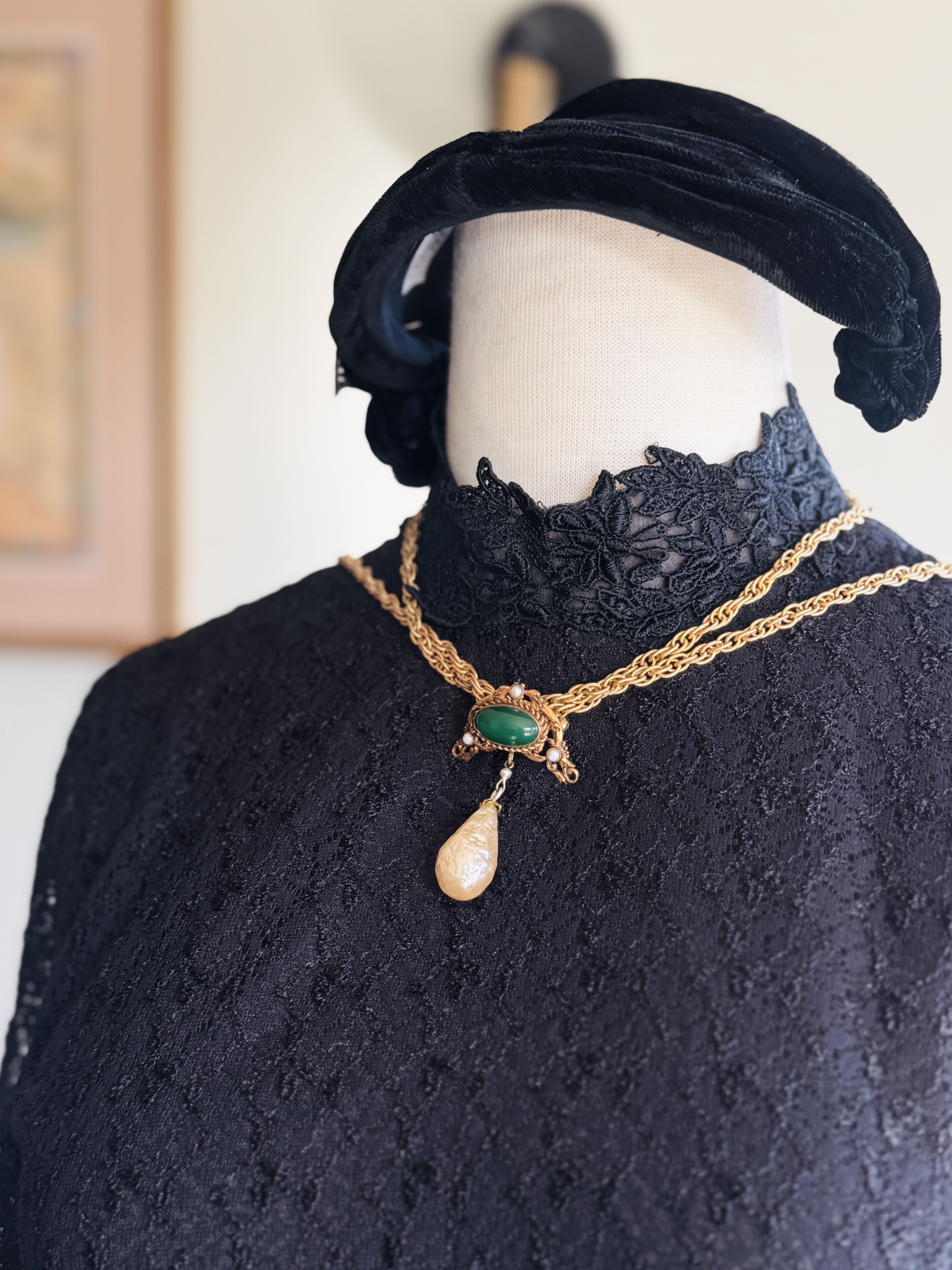Vintage C.a.1960s Tassel Chain - Lariat Necklace or Waist Chain(MT2630)