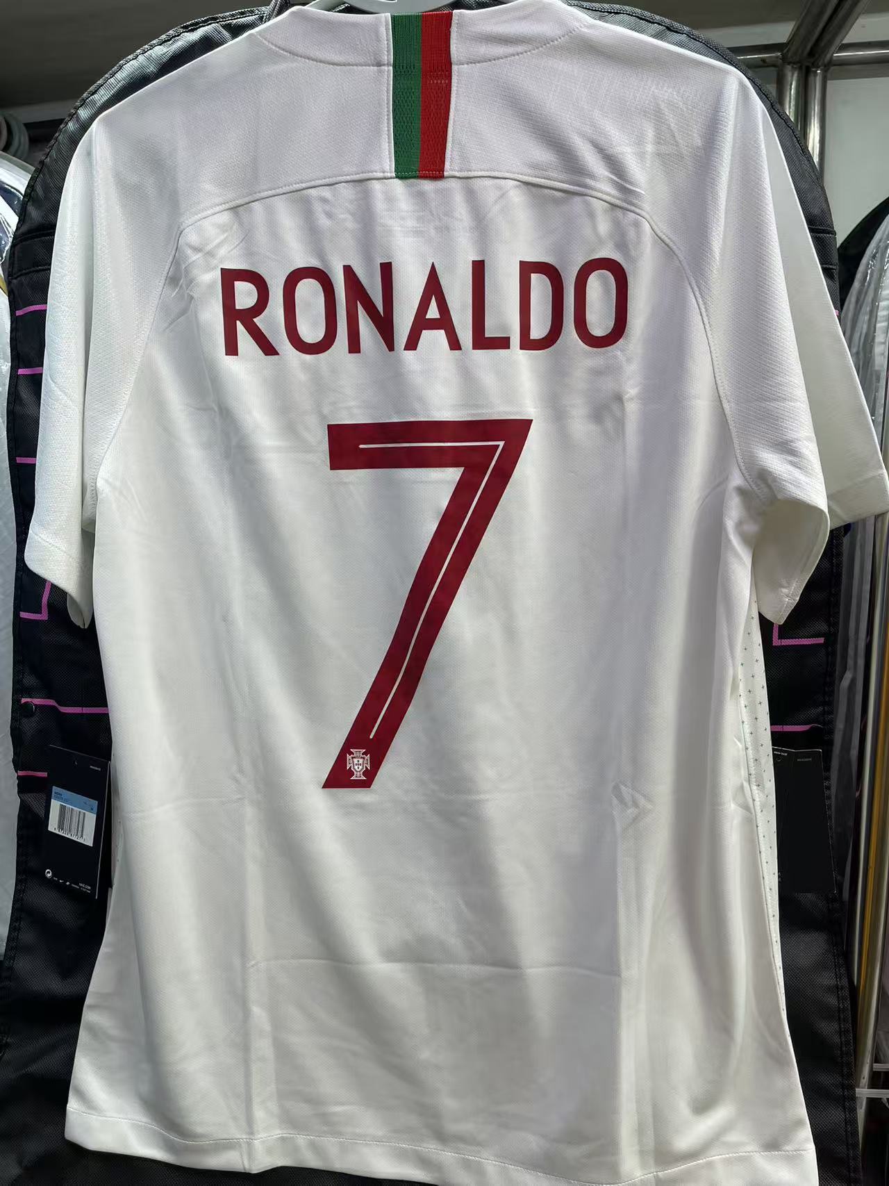 2018 Portugal Away Shirt #7 RONALDO Size M "BNWT"