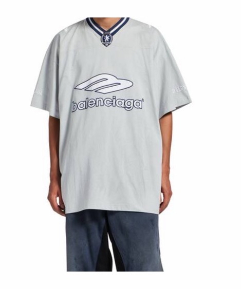 Balenciaga 男士 3b 足球 V 领 T 恤XXS XS S M L XL XXL码