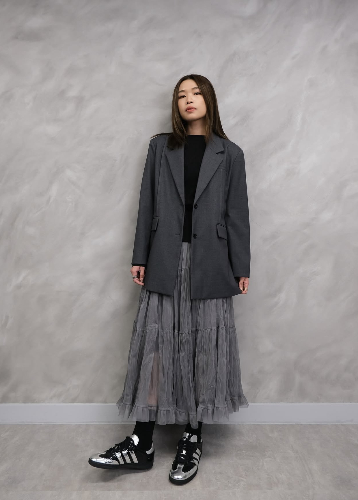 High quality casual blazer (with belt) #jk17