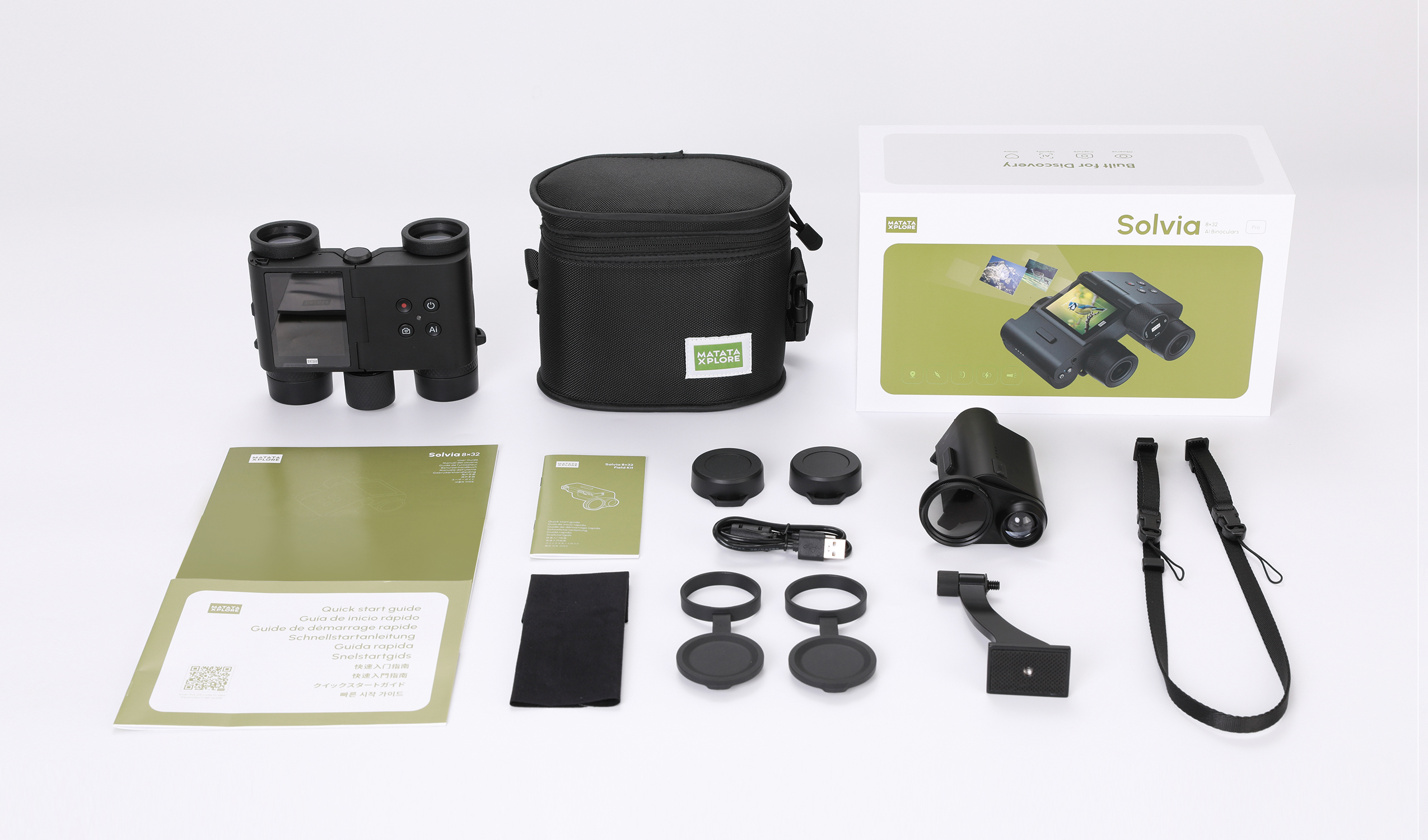 MatataXplore Solvia 8x32 AI Binoculars Pro 專業版智能望遠鏡