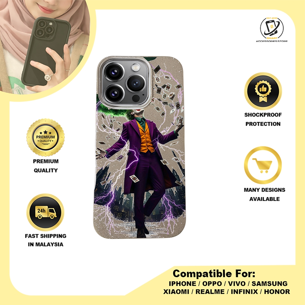 BLING CASE PHONE FOR IPHONE - DESIGN JOKER A