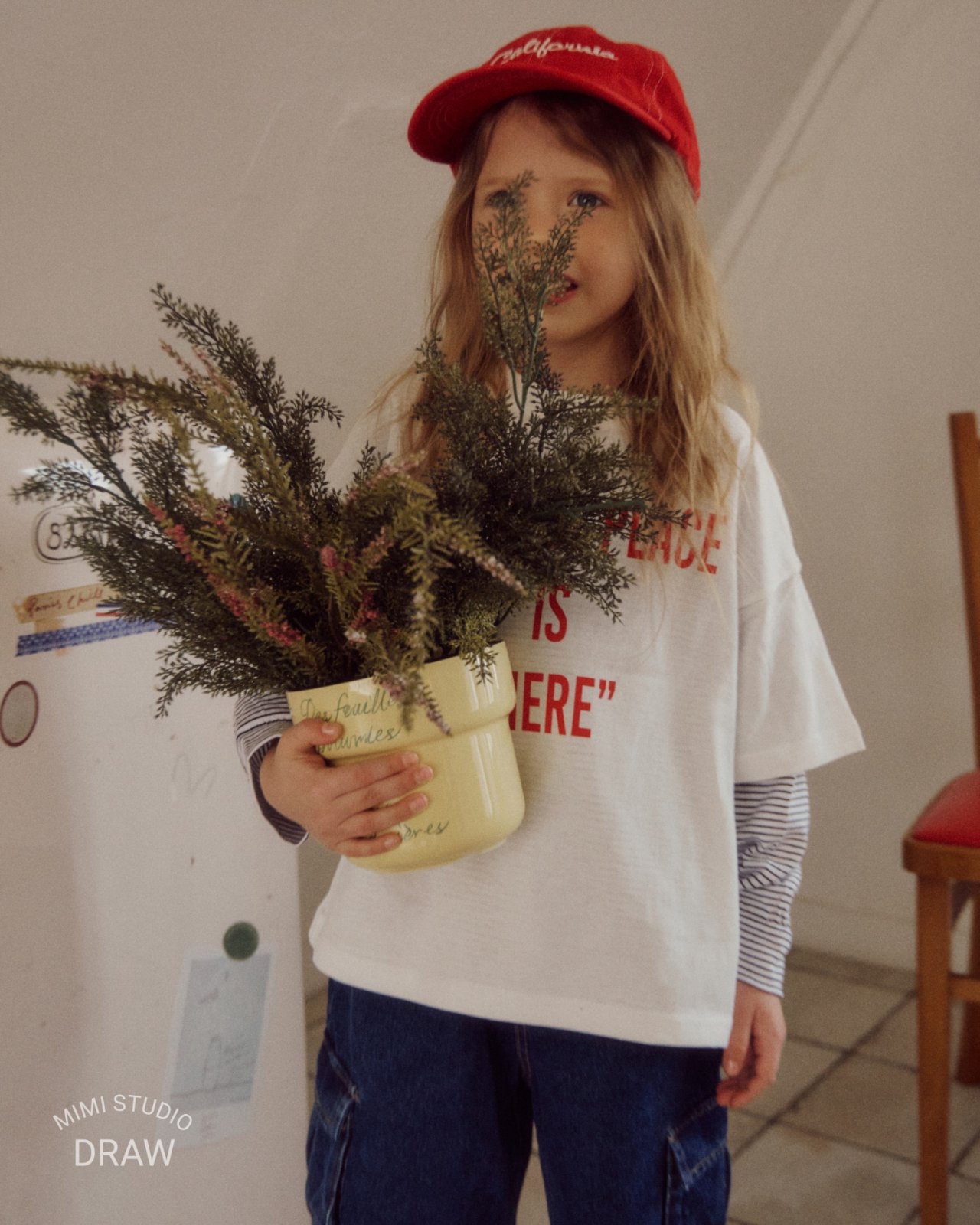 Bymimi | 薄款Stripe Tee(Red XL115-125/White L105-115)