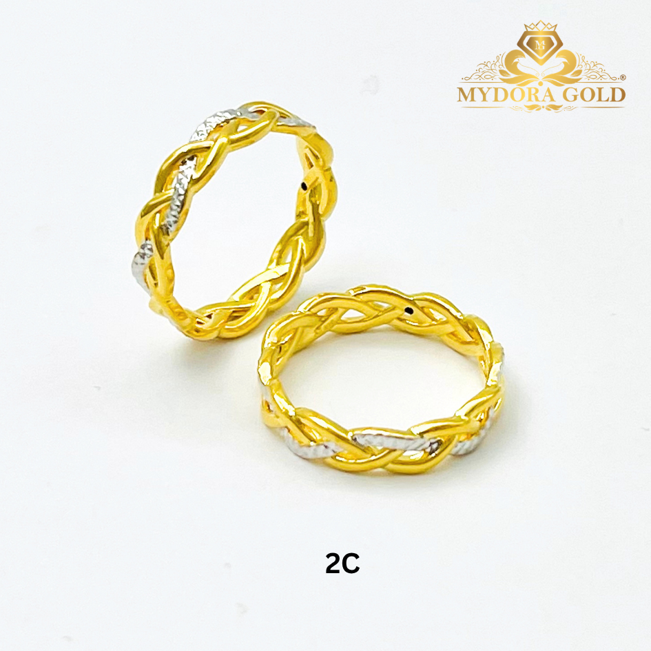 MYDORA Cincin Mini Twisted Rapunzel (5G) l EMAS 916/22K