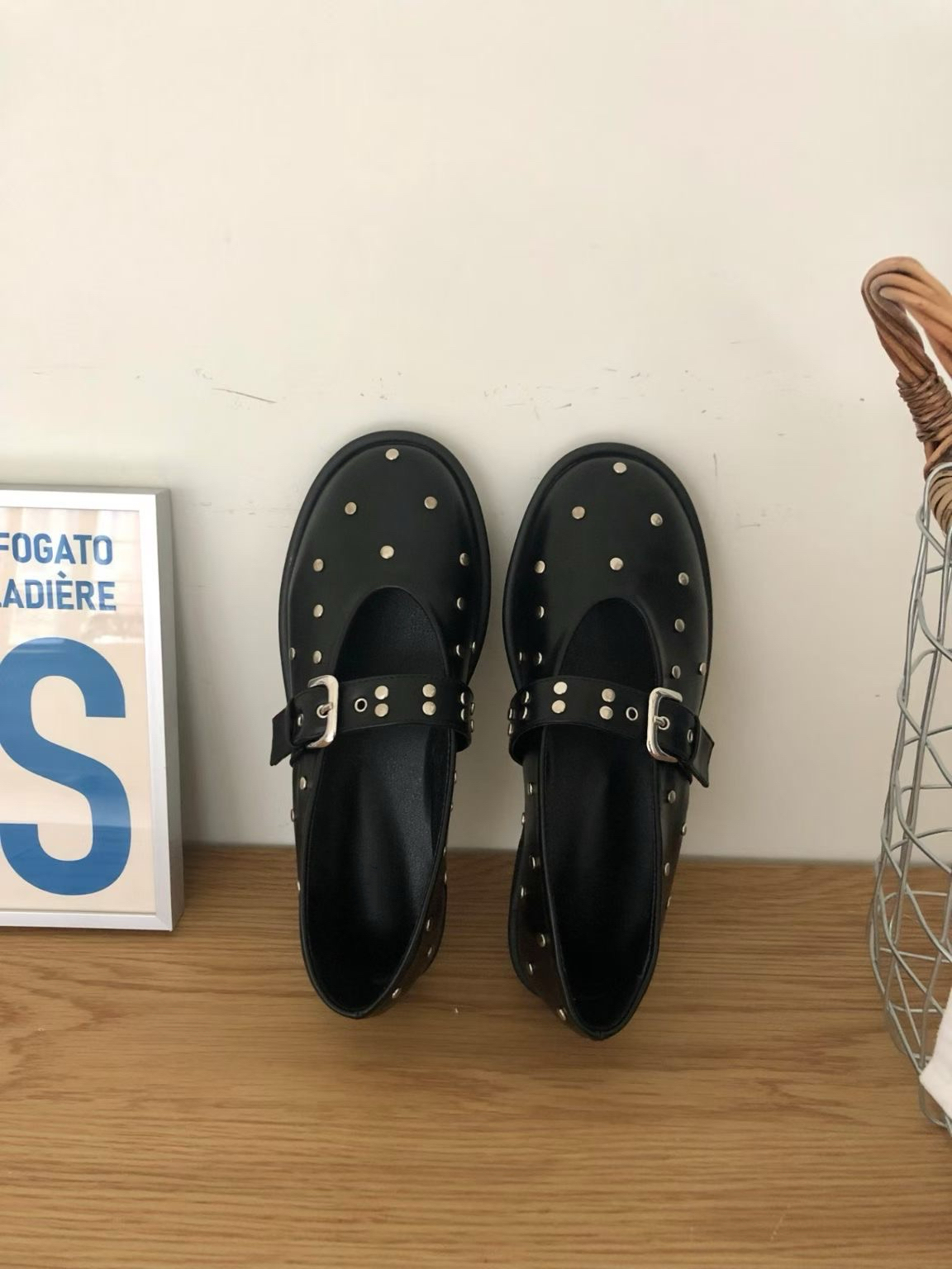 Studded flats 
