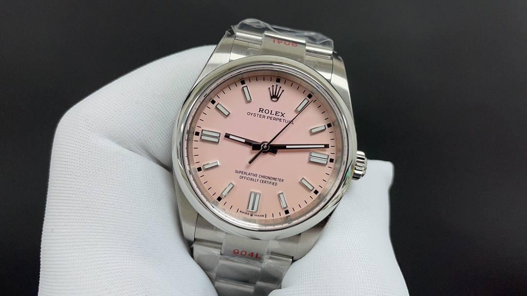 🥇劳力士 蚝式恒动 粉 3230 顶级品质 出货实拍✈️