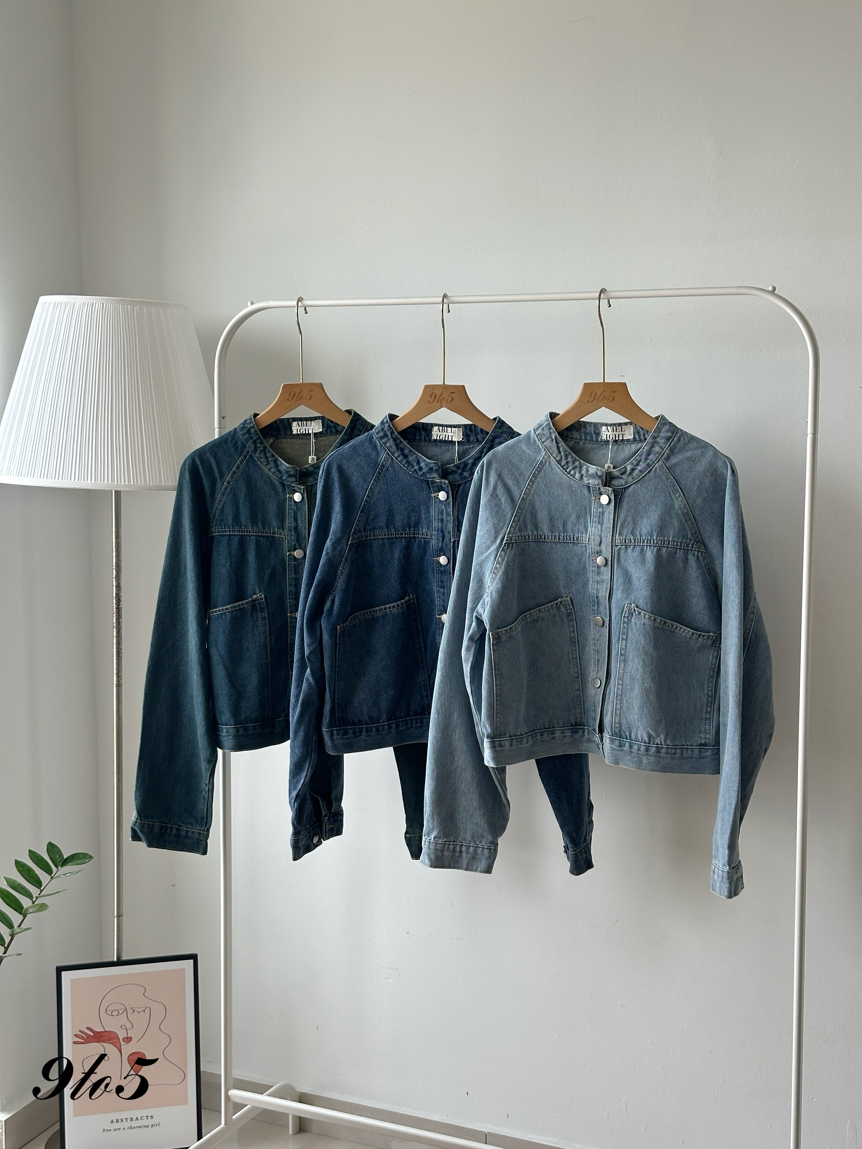 T4176 Long Denim Jacket - 3 Colors
