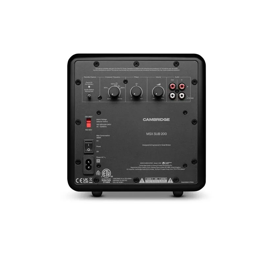Cambridge Audio MSX Sub 200 Watt Active Subwoofer