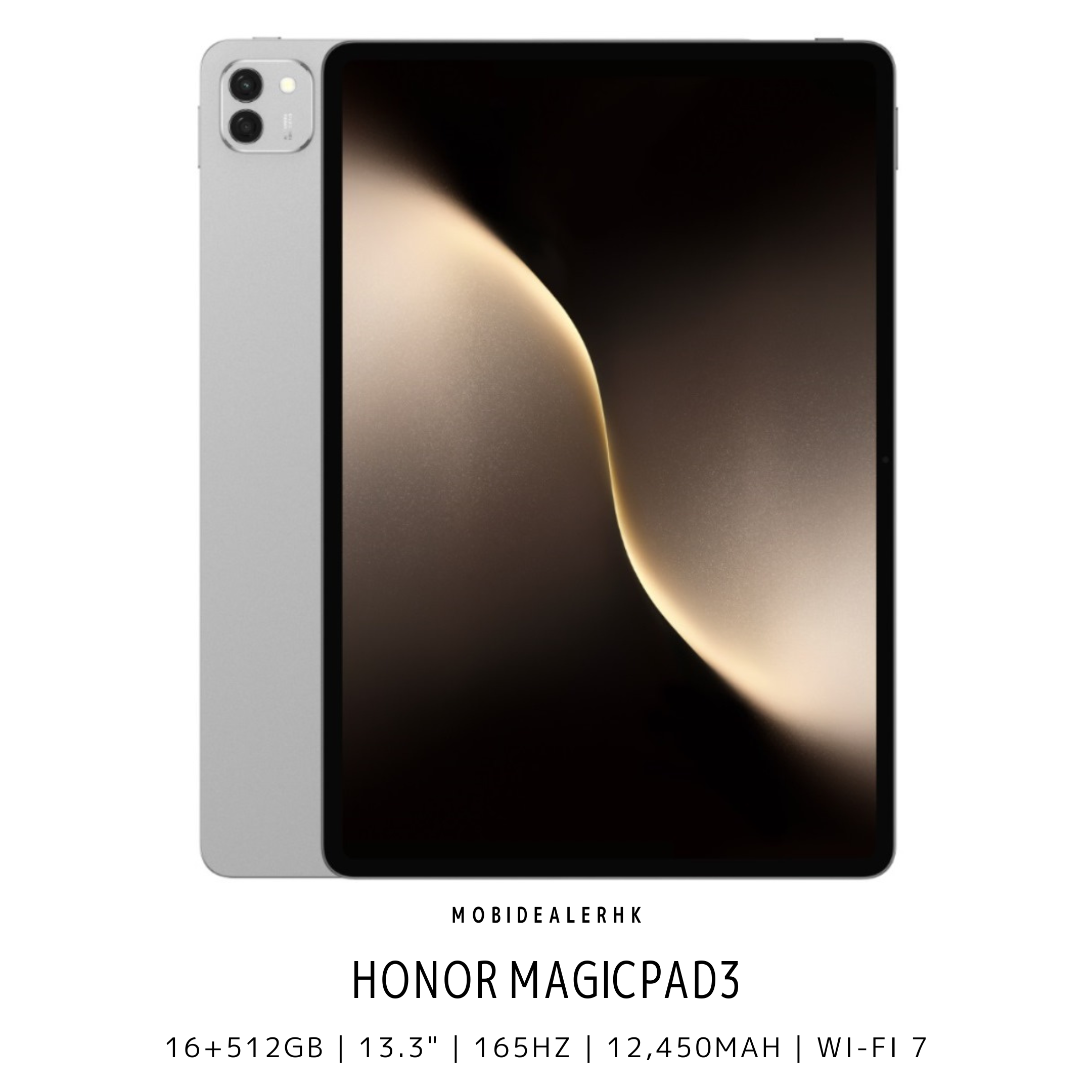 Honor MagicPad3 | 榮耀 MagicPad3 | WiFi | 平板電腦 | 16+512Gb | 13.3" 超大屏幕 | 165Hz | 12450mAh 巨大電池