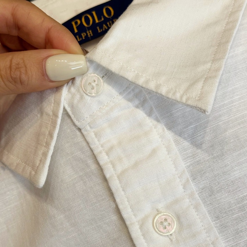 RL POLO 男女款亞麻恤衫