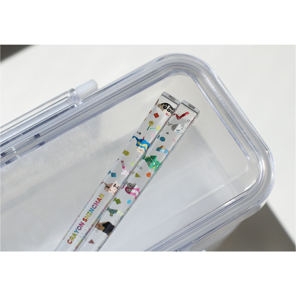 蠟筆小新 18cm透明筷子