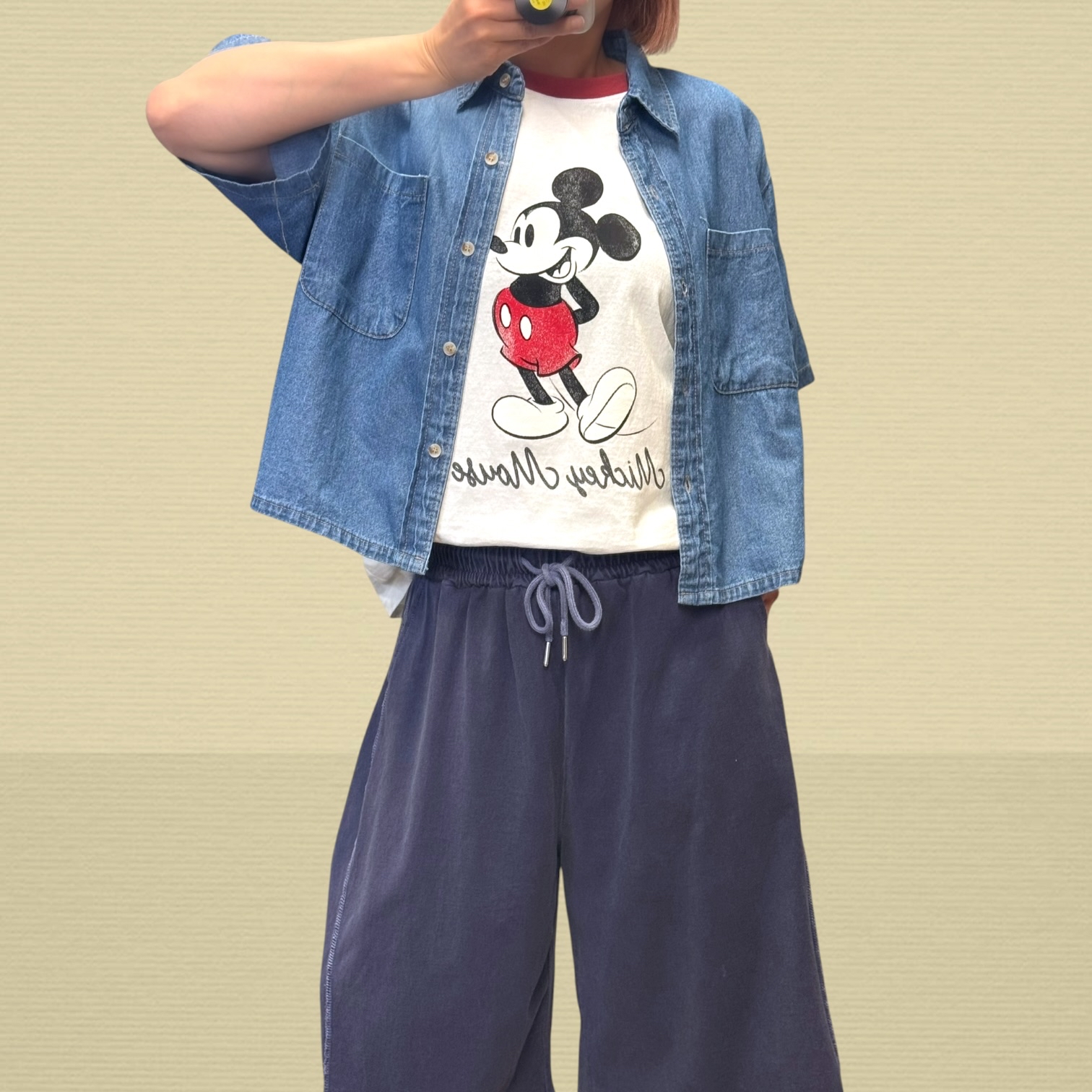 221190兩袋牛仔短恤
