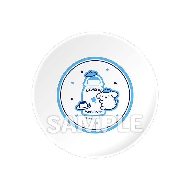 Sanrio x Lawson Set of 2 plates (布甸狗) [@Loppi・HMV limited] 