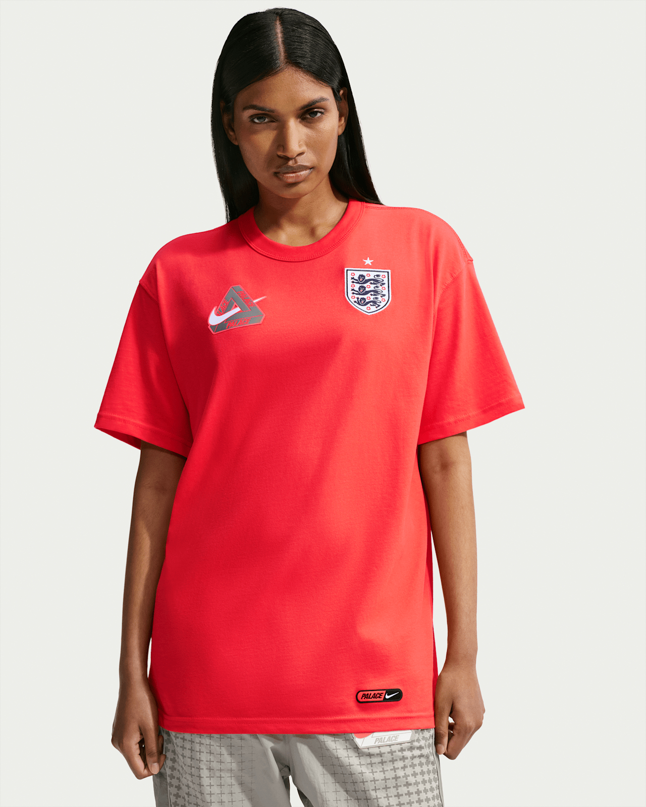 Nike England 英格蘭 x Palace 限量版紅色T-Shirt IM6598