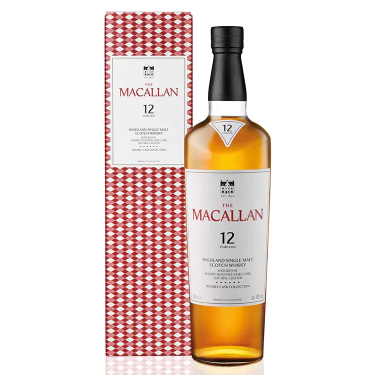 麥卡倫雪莉雙桶12年 (新裝紅盒)  Macallan 12 YO Double Cask (new package)  40%  700ml  香港行貨