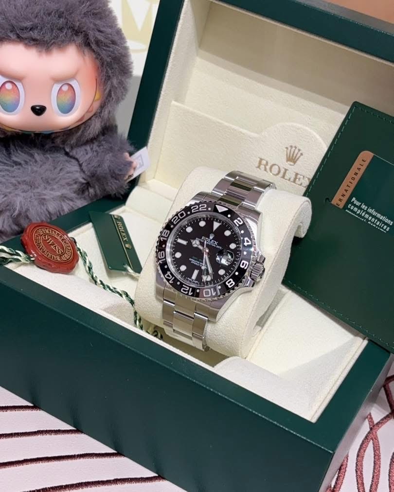 Rolex GMT master II 116710  100%Authentic, 98%New ✅亂碼證✅綠牌✅白牌✅產品小冊子✅盒