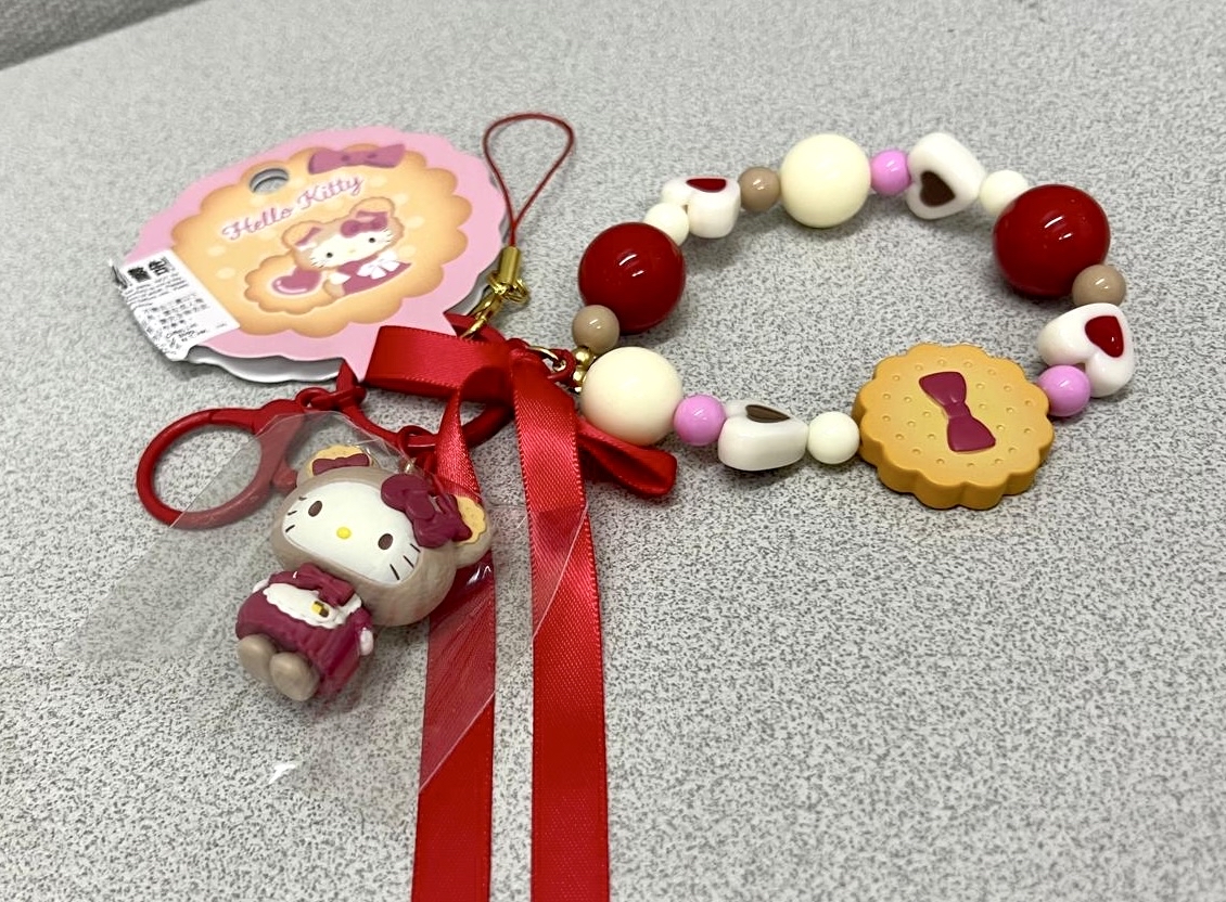 Sanrio 曲奇熊仔系列立體公仔造型手機掛飾