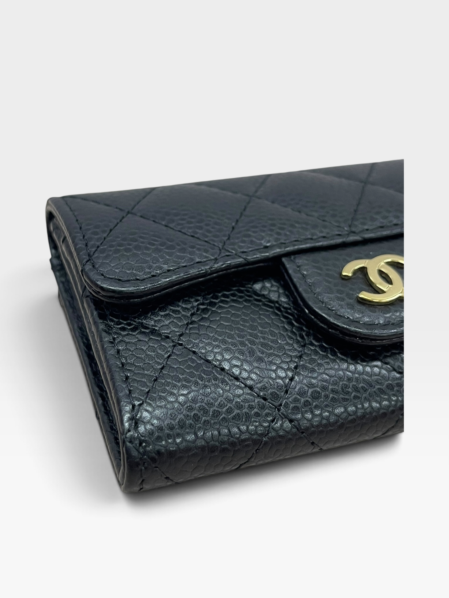 Pre-Owned CHANEL Classic Flap Card Holder / Product Code: 091402