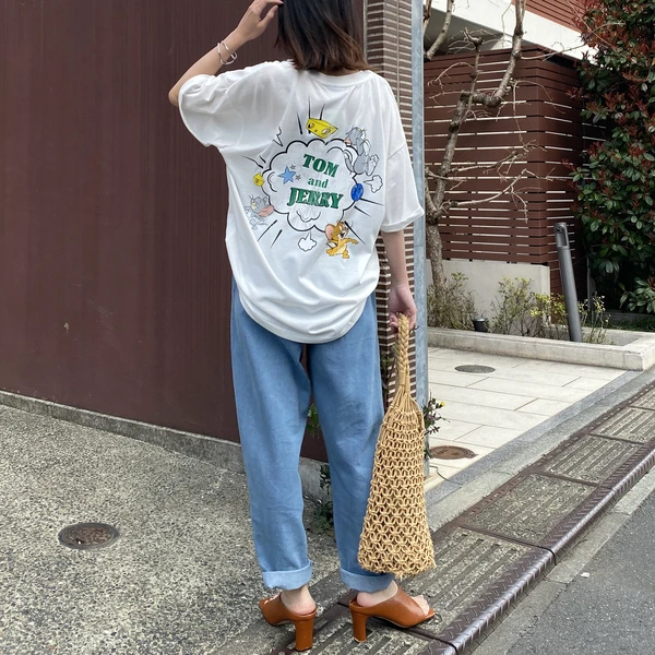 日版🇯🇵Tom and Jerry 寬身Tee