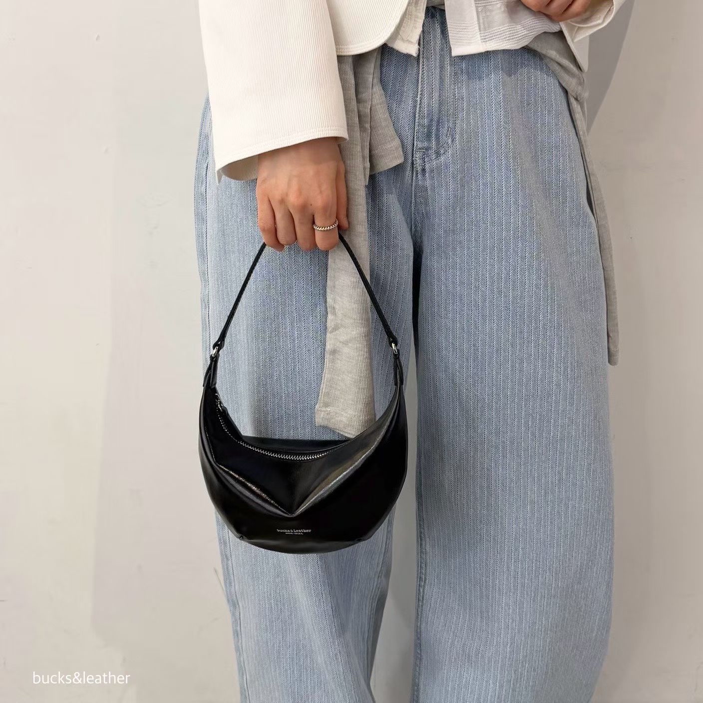 【26SS】預訂_可愛迷你月牙包 My Mini by Bucks & Leather