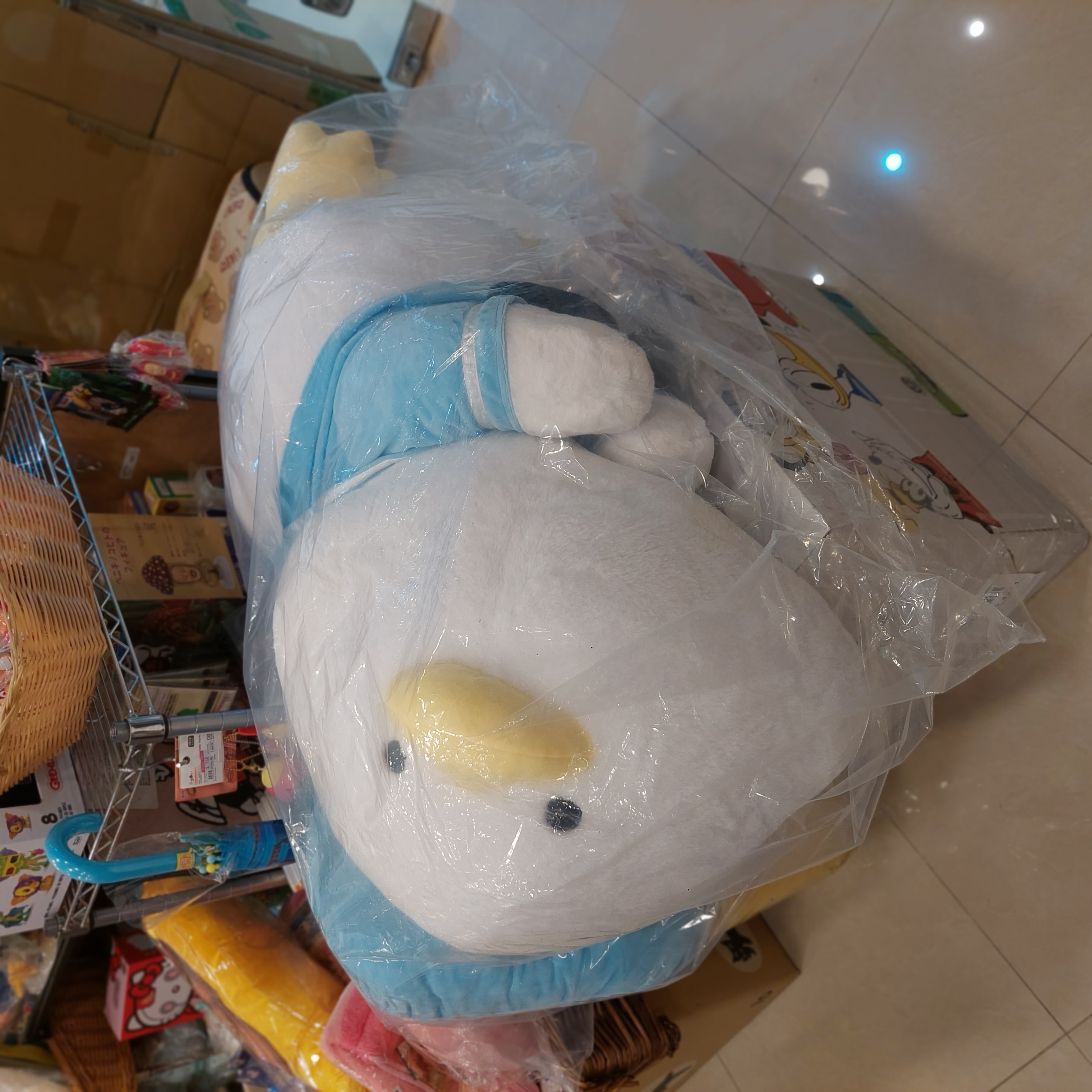 原裝日本 Disney Donald Birthday XXL 特大 Donald Duck 唐老鴨 大公仔  105cm