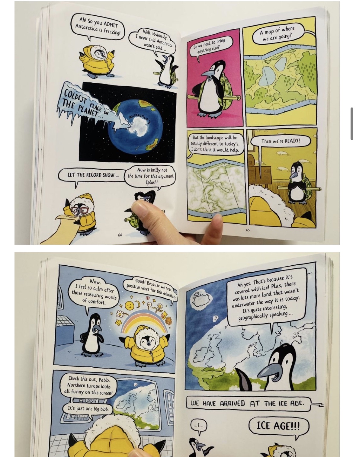 《穿越時空的企鵝》（PABLO AND SPLASH），由《InvestiGators》創作者約翰·帕特里克Bloomsbury出版社重磅推出的全新爆笑橋梁書！ 🏆入圍英國圖書獎 🏆2025年度兒童插畫圖書獎