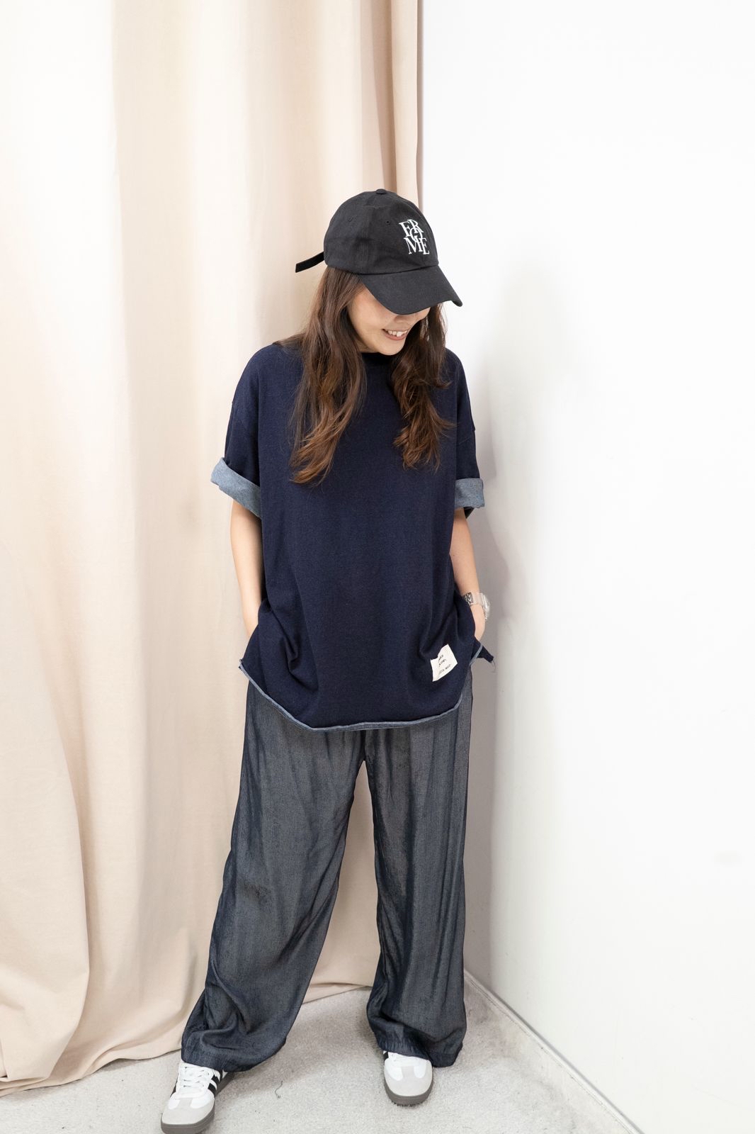 Oversize 牛仔Top（牛仔藍色）